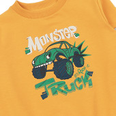Детски комплект "Monster truck" в горчица 4
