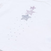 Детски комплект от 3 части "Stars" в опушено розово 7