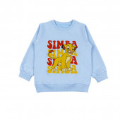 Детски комплект с лъвче в светлосиньо 2