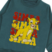 Детски комплект с лъвче в тъмнозелено 4