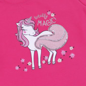 Детски комплект "Totally magic" в наситено розово 3