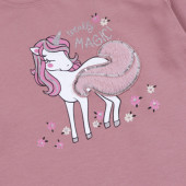 Детски комплект "Totally magic" в опушено розово 4