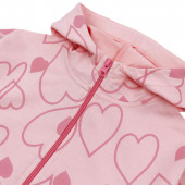 Детски комплект за момичета "Hearts" в розово 5