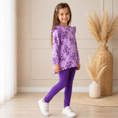 Детски комплект за момичета "Purple blossom" 3