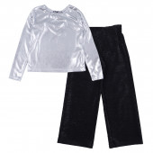 Детски комплект за момичета "Silver and black" 2