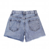 Детски къси дънкови панталони с бродерия 2