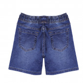 Къси дънкови панталони в тъмен деним 2