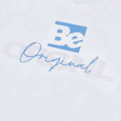 Летен комплект "Be original" в екрю и синьо 4
