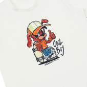 Летен комплект "Cool boy" в екрю и пастелно зелено 4