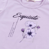 Детски летен комплект "Exquisite" в лилаво 4