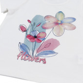 Детски летен комплект "Flowers" в мента 4