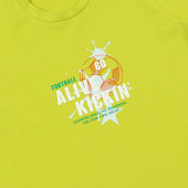 Детски летен комплект "Football" в цвят лайм 4