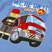 Детски летен комплект "Конструктор" в синьо 4