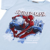 Детски летен комплект с герой в синьо 5