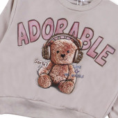 Леко ватиран комплект "Adorable" в капучино 4