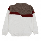 Детски пуловер за момчета "Tree colors" 2