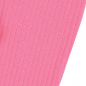 Детски рипсов комплект в екрю и розово 5