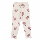 Детски рипсов клин с цветчета в екрю 2