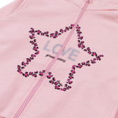 Детски спортен комплект "Love" в розово 4