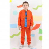 Детски суичер "Urban wear" в оранжево 4