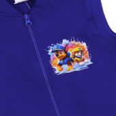 Детски ватиран елек с кученца в синьо 3