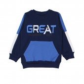 Детски ватиран комплект "Great" в тъмносиньо 2