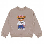 Леко ватиран комплект "Oversize" в бежово 2