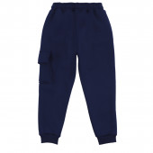 Детско долнище от триконечна вата с карго джоб 2