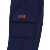 Детско долнище от триконечна вата с карго джоб 3