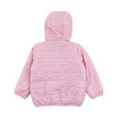 Двулицево преходно яке "Flowers" в розово 5