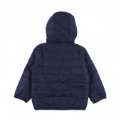 Двулицево преходно яке "Flowers" в тъмносиньо 5