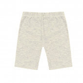 Детско късо клинче в бежов меланж 2