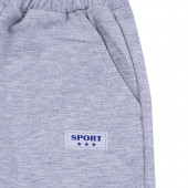 Детско плътно долнище "Sport" в сив меланж 3