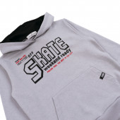 Детско плътно худи в сиво "Skate'' 3