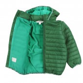 Капитонирано преходно яке в тъмнозелено 3