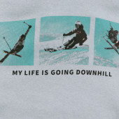 Детско ватирано худи "Downhill"  3