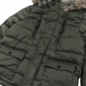 Детско зимно яке "New generation" в цвят каки 4