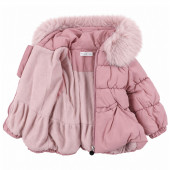 Детско зимно яке "Style" в розово 2