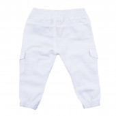 Детски джогинг панталон в бяло 2