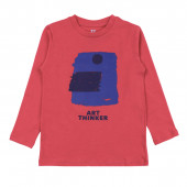 Двойка памучни блузи за момчета "Art thinker" 4