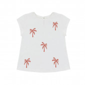 Двойка тениски за момичета "Palm trees" 2