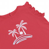Двойка тениски за момичета "Palm trees" 6