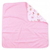 Двулицева памучна пелена с мечета в розово 80 х 80 см 3