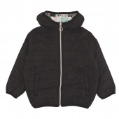 Двулицево преходно яке "Extreme" в черно и бежово 4