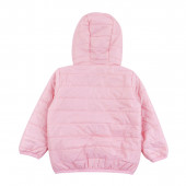 Двулицево капитонирано яке в розово 2