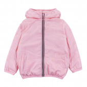 Двулицево капитонирано яке в розово 4