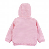 Двулицево капитонирано яке в розово 5