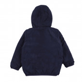 Двулицево капитонирано яке в тъмносиньо 5