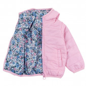 Двулицево преходно яке "Bloom" в розово и синьо 5