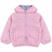 Двулицево преходно яке "Bloom" в розово и синьо 4